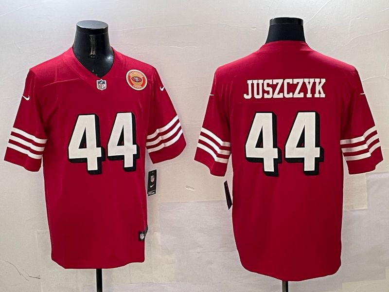Men San Francisco 49ers #44 Juszczyk Red Second generation 2025 Nike Limited NFL Jersey style 6->san francisco 49ers->NFL Jersey